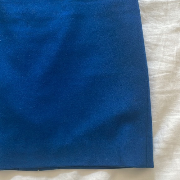 J Crew Royal Blue Wool Pencil Skirt, size 0 - Picture 3 of 4